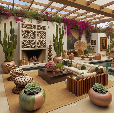 I’m a SECTION-Type Of Person 🤷🏻‍♂️: My @giLherrera twist of Modern Mexican Hacienda “Outdoor Living” with a Los Cabo’s VIBE . At CoLores Decor Our team is constantly experimenting with textures & “WOW” styles for a UNIQUE statement design for any room…Introducing TOP 🇲🇽 MeXican Artisan Design & CATAPULTING our culture’s Talent through the vision of our founder, GiL Herrera @giLherrera ♥️ . We work with many Hotels, Restaurants, Interior Design Studios. We Can do CUSTOM dimensions/colors/desig... Mayan Decor Interior Design, Mexico, Hacienda Interior Design Mexican Style, Oaxaca Interior Design, Modern Mexican Interior Design, Mexican Style Interior Design, Mexican Interior Design Living Room, Modern Mexican Hacienda, Mexican Interior Design Modern