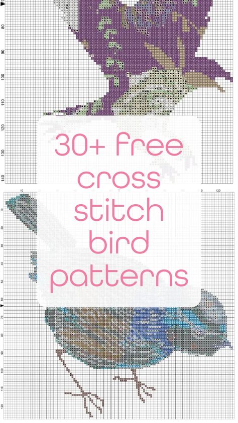 30+ free cross stitch bird patterns - Craft with Cartwright Free Bird Cross Stitch Patterns, Parrot Cross Stitch Pattern Free, Cross Stitch Birds Small Patterns, Birds Cross Stitch Patterns, Bird Cross Stitch Pattern Free, Free Bird Patterns, Free Cross Stitch Patterns To Download, Cross Stitch Bird Pattern, Cross Stitch Patterns Free Printable