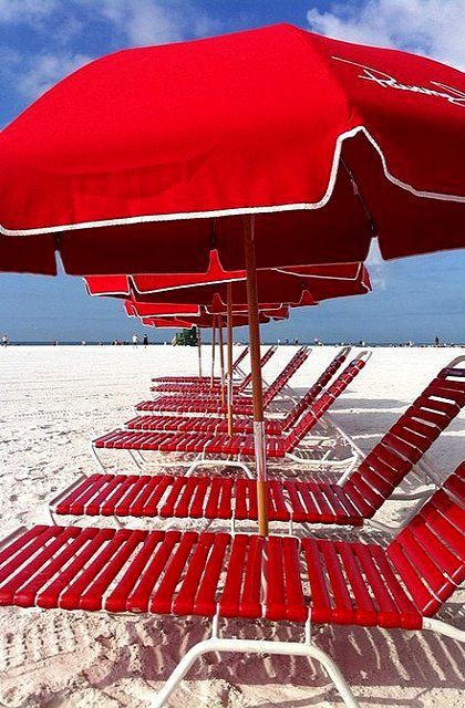 summertime... | by uydurukprenses Red Things, Beach Umbrellas, Red Shades, I See Red, Red Beach, Red Umbrella, Simply Red, Photography Beach, Beach Umbrella