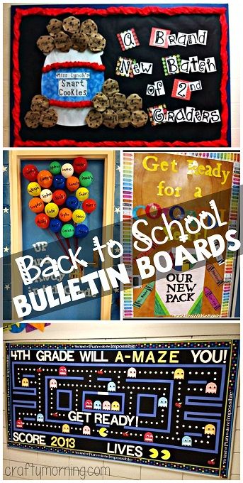 Clever Back to School Bulletin Board Ideas #DIY #Classroom Decorating | CraftyMorning.com School Bulletin Board Ideas, Back To School Bulletin Board, Classroom Decorating, Preschool Bulletin, School Doors, Back To School Bulletin Boards, Bulletin Board Ideas, Diy Classroom, Classroom Bulletin Boards