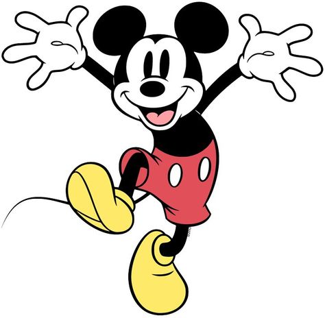 Clip art of Classic Mickey Mouse cheering #disney, #mickeymouse, #classicmickey Mouse Clip Art, Dog Paw Print Art, Mickey Mouse Wall Art, Disney Cake Toppers, Paw Print Art, Flying A Kite, Mickey Mouse Drawings, Mickey Mouse Coloring Pages, Christmas Wooden Signs