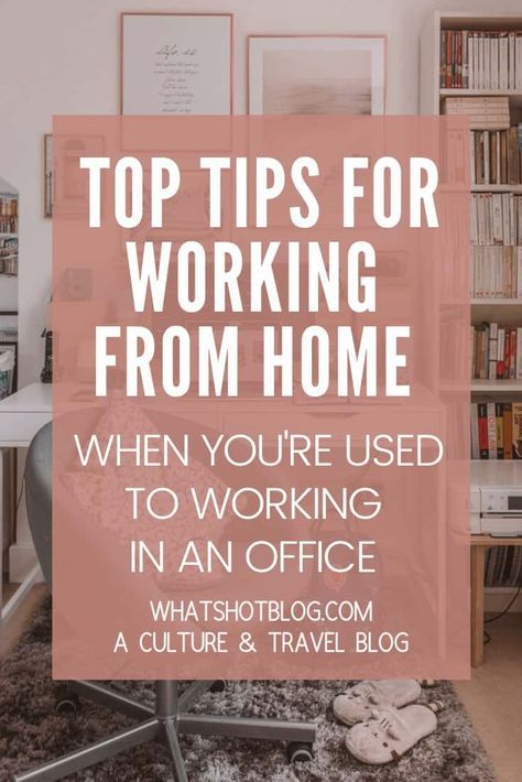 These working from home tips can help you adjust from office life and maximise your productivity. It doesn't matter how big or small your space is, these tips are for everyone. #whatshotblog #homedecor #homeoffice #workingfromhome #workfromhome #productivitytips #timemanagement Working From Home Schedule, Boss Home Office, Working From Home Office, Avoiding Burnout, Working From Home Tips, Home Schedule, Work From Home Office, Office Small, Remote Working