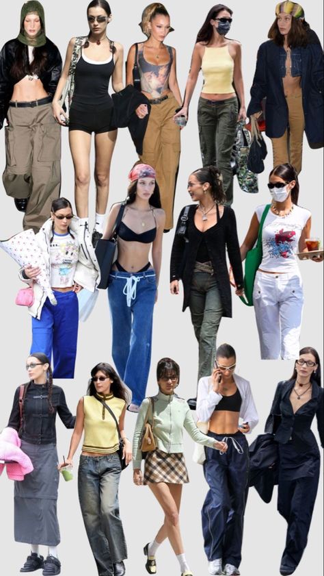 Bella Hadid Outfits Street Style, Off Duty Model Outfit, Model Off Duty Style 90s, Malu Trevejo Outfits, 90s Models Off Duty, Model Off Duty Aesthetic, Model Off Duty Outfits, Bella Hadid Street Style, Off Duty Outfits