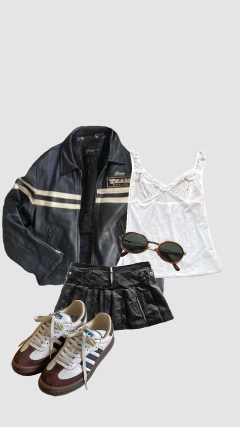 #outfits #outfitinspo Concert Outfits Winter, Mitski Concert, New Look Clothes, Concert Outfit Winter, Shuffles Outfits, Tv Girl, Outfit Layout, Concert Fits