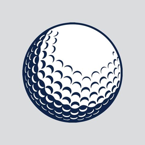Logos, Golf Ball Illustration, Golf Ball Drawing, Golf Design Graphic, Shamanic Princess, Golf Ball Art, Golf Logos, Golf Illustration, Golf Vector