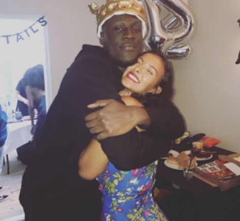 STORMZY looked in an upbeat mood following his split from Maya Jama as he filmed a new music video with good pal Ed Sheeran. The two megastars wore matching grey Adidas tracksuits as they sang their track Take Me Back To London on a sunny day in the countryside. Ed perched on the bonnet of [ Stormzy And Maya Jama, Stormzy And Maya, Pixie Geldof, Maya Jama, Mark Wright, Boy Best Friend Pictures, Boy Best Friend, Brit Awards, Take Me Back