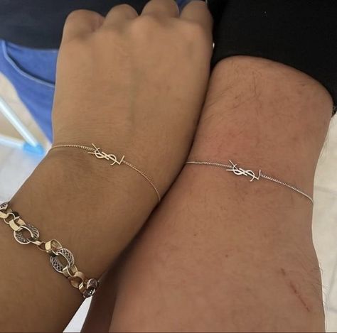 Matching Jewelry For Couples, Matching Couple Bracelets, Luxury Couple, Dream Bracelet, S Bracelet, Wrist Jewelry, Couple Jewelry, Jewelry Lookbook, Classy Jewelry