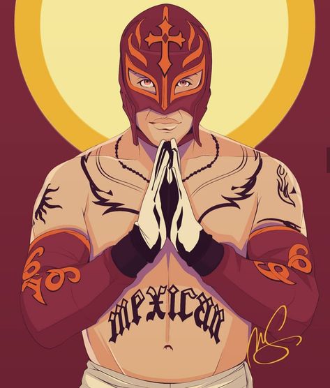 Rey Mysterio Rey Mysterio Art, Rey Mysterio Drawing, Mysterio Drawing, Rey Mysterio Wallpapers, Mankind Wwe, Ray Mysterio, Rey Mysterio 619, Wwe The Rock, Wall Drawings