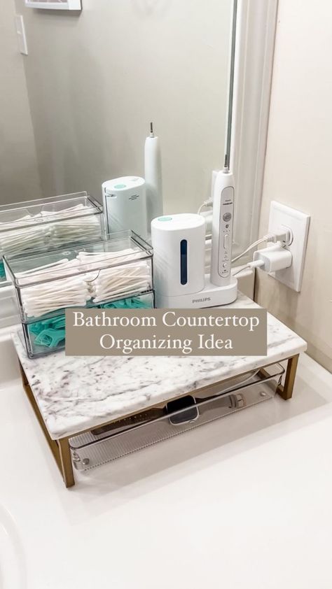 Bathroom Countertop Organization Ideas, Vanity Countertop Ideas, Organizing A Bathroom, Bathroom Counter Organization Ideas, Organize Bathroom Counter, Bathroom Countertop Organization, Bathroom Counter Storage, Kids Bathroom Organization, Bathroom Countertop Storage