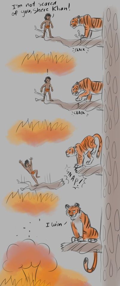 How the Jungle Book (2016) might have ended if Shere Khan had the intelligence of a papaya. Shere Khan 2016, The Jungle Book Shere Khan, The Jungle Book Fanart, Mogli Jungle Book, Kaa Jungle Book, The Jungle Book 2016, Jungle Book Bagheera, Jungle Book 2016, Shere Khan
