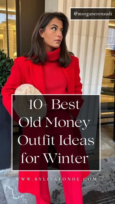 Rich Women Outfits, Old Money Outfit Ideas, Old Money Winter, January Outfits, Outfit Ideas For Winter, Outfit Ideas For School, Old Money Outfit, Outfit Ideas Winter, Money Outfit