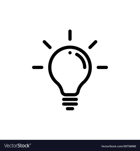 Black And White Lamp, Lightbulb Lamp, Bulb Clipart, Light Bulb Symbol, Light Bulb Illustration, Bulb Vector, Light Bulb Logo, Bulb Icon, Light Bulb Vector
