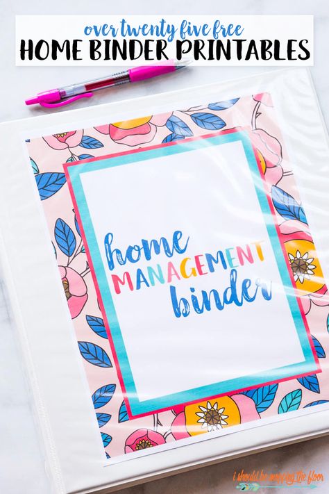Over 25 Free Home Binder Printables to create the perfect home management system. Detailed instructions and lots of design choices. Organisation, Amigurumi Patterns, Home Binder Printables, Family Binder Free Printables, Life Binder Printables, Family Binder Printables, Home Management System, Life Organization Binder, Homemaking Binder