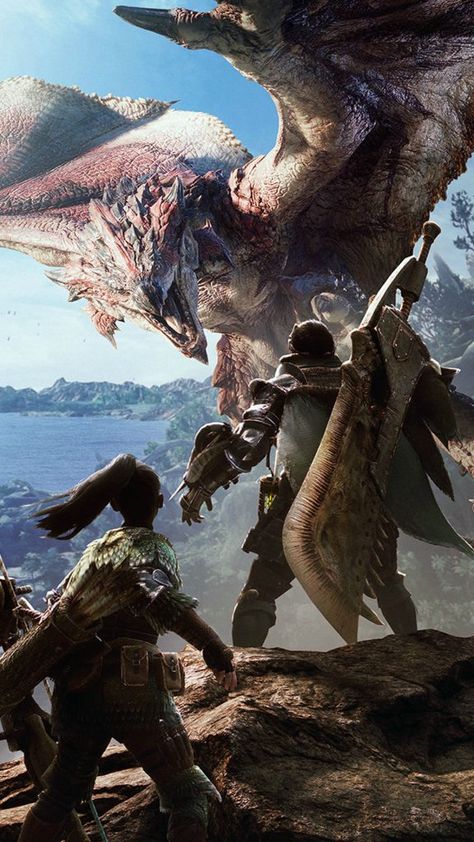 Monster Hunter - World HD Mobile Wallpaper Monster Hunter Rise Wallpaper, Monster Hunter 2, Monster Hunter World Wallpaper, Monster Hunter 3rd, Marshmello Wallpapers, Hunter Movie, Dragon Hunters, Monster Hunter Series, Monster Hunter Art