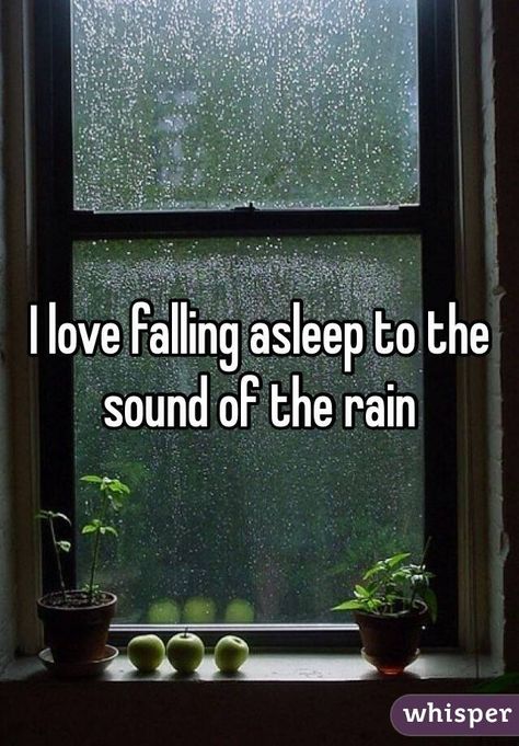 "I love falling asleep to the sound of the rain " Rainy Day Quotes, Rain And Thunder Sounds, Relaxing Rain, The Sound Of Rain, Relaxing Rain Sounds, Sleep Insomnia, Rain Sounds For Sleeping, Massage Pillow, Rain Quotes