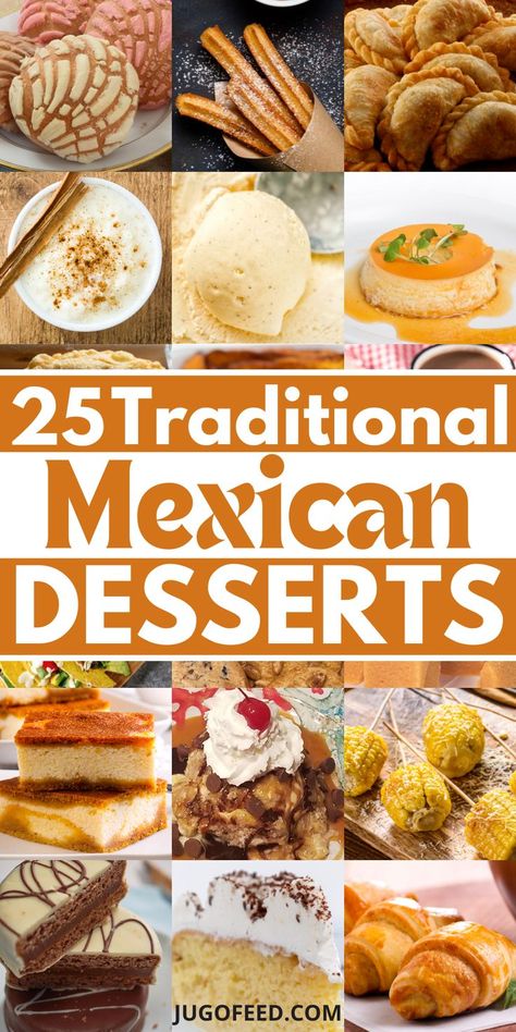 Essen, Mexican Dessert Easy, Mexican Dessert Recipes Easy, Mexican Cookies Recipes, Authentic Mexican Desserts, Traditional Mexican Desserts, Latin Desserts, Mexican Party Food, Mexican Sweets