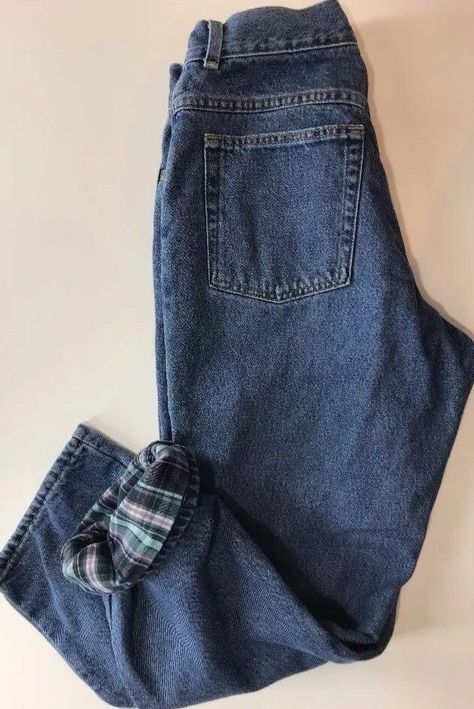 Flannel Lined Jeans, Ll Bean Women, Under Your Spell, Ținută Casual, Lined Jeans, Mein Style, Mode Vintage, Jeans For Sale, Ll Bean