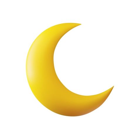 3d crescent moon | Premium Vector #Freepik #vector #ramadan-3d #islamic-3d #moon-3d #crescent-moon Moon 3d, 3d Moon, Moon Logo, 3d Illustration, Half Moon, Crescent Moon, Islamic Quotes, Premium Vector, Crescent