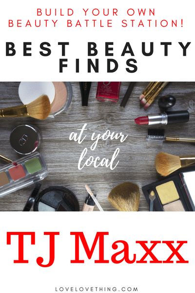Take a trip with me around TJ Maxx as we hunt down the obvious and not-so-obvious best beauty finds. Build your beauty station / vanity with your finds! #makeup #vanity #beauty #discount #inexpensive #diy Tj Maxx Finds Skin Care, Tj Maxx Finds, Party Makeup Ideas, Affordable Beauty Products, Beauty Station, The Maxx, Diy Makeup Vanity, Store Hacks, Beauty Finds