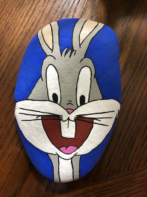 Rock Painting Tutorial, Painted Rocks Kids, Painted Rocks Craft, Rock Painting Patterns, Rock Painting Ideas Easy, Rabbit Art, Pet Rocks, Rock Painting Designs, Stone Crafts