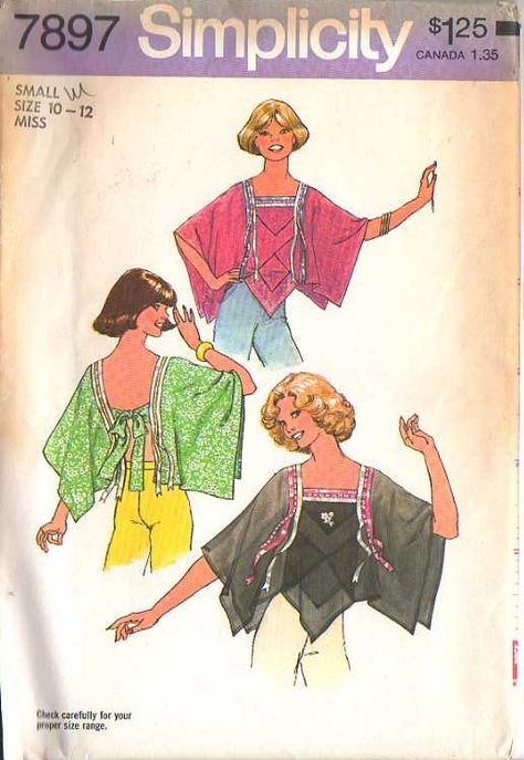 Croquis, Vogue Patterns 2023, Vintage Blouse Pattern, 1970s Sewing Patterns, Sew Patterns, Angel Sleeves, Top Sewing Pattern, Womens Sewing Patterns, Simplicity Sewing