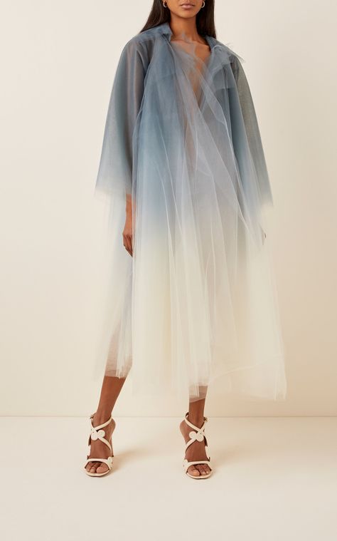 Couture, Haute Couture, Ombre Clothing, Tulle Coat, Fashion Collection Inspiration, Abaya Fashion, Moda Operandi, Couture Fashion, Passion For Fashion