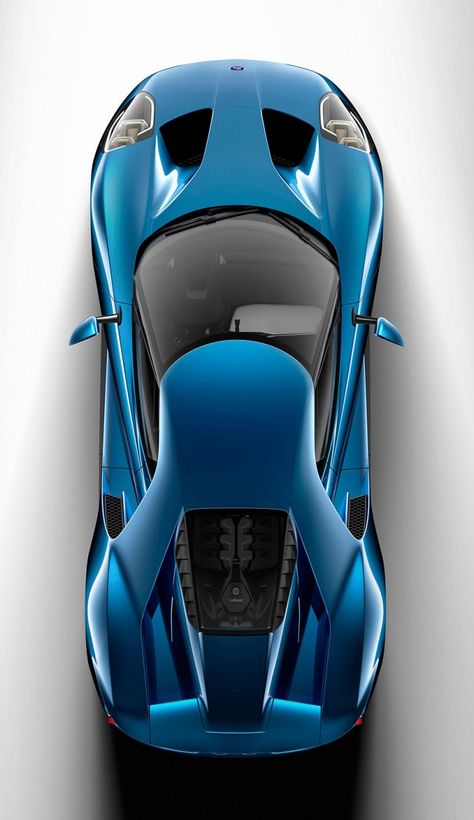 The new Ford GT - top view Ford Gt, Bmw M Power, New Sports Cars, Super Sport Cars, Ford Lincoln Mercury, Web Images, Futuristic Cars, Koenigsegg, Car Ford