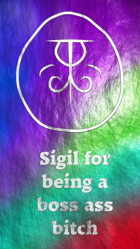 Can I have a sigil for being powerful or a "I am a boss ass bitch" sigil? Sigil Witchcraft, Wolf Of Antimony, Protection Sigils, Witch Symbols, Sigil Tattoo, Magick Symbols, Wiccan Symbols, Magick Spells, Wiccan Spell Book