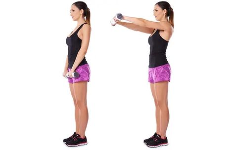 15 Best Shoulder Exercises For Women Shoulder Exercises, Shoulder Exercises For Women, Dumbbell Shoulder, Shoulder Raises, Best Shoulder Workout, Upper Back Muscles, Tricep Kickback, Back Fat Workout, Lose Arm Fat