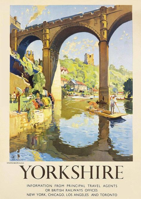 Art Deco Travel Posters, James Herriot, Wall Art Deco, Heritage Railway, Posters Uk, Train Posters, Print Company, Transportation Poster, Railway Posters