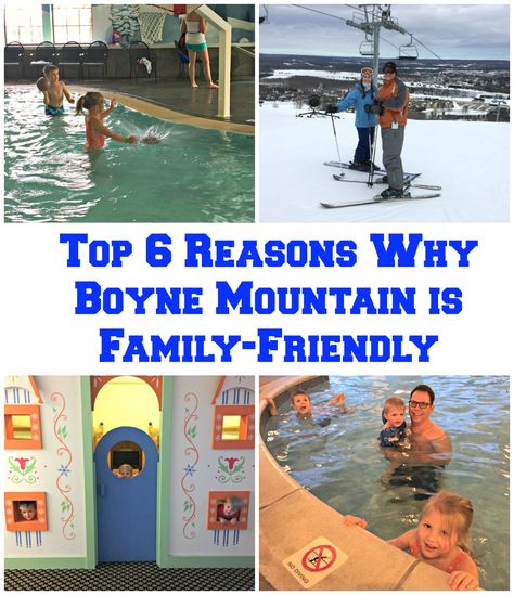 Boyne Mountain Resort, Boyne Mountain, Winter Family Vacations, Kid Friendly Resorts, Michigan Summer, Road Trip Destinations, Winter Family, Michigan Travel, Winter Adventure