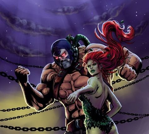 Poison Ivy And Bane, Poison Ivy Dc Comics, Batman Love, Famous Detectives, Comic Villains, I Am Batman, Batman Universe, Batman The Dark Knight, The Patient