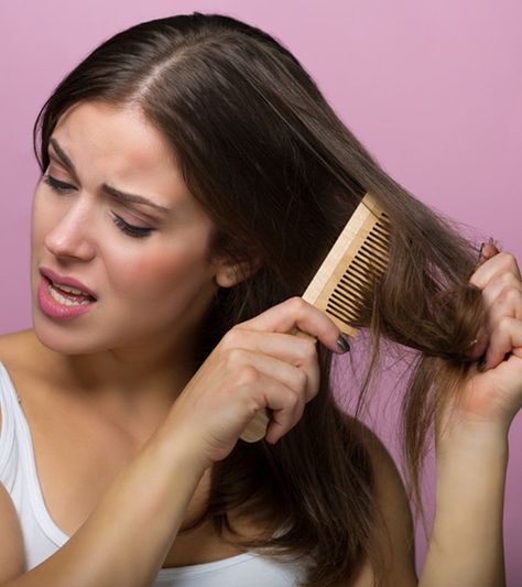 Tips To Prevent Your Hair From Tangling Onion Juice For Hair, Matted Hair, Nose Hair Trimmer, Tangled Hair, Hair Knot, Split Hair, Hair Rinse, Hair Breakage, Big Money