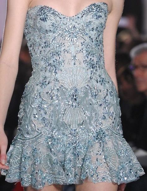 Zuhair Murad, Elie Saab, Ethereal Mini Dress, Blue Couture, 여름 스타일, Hot Lingerie, Couture Mode, Elegantes Outfit, Fancy Outfits