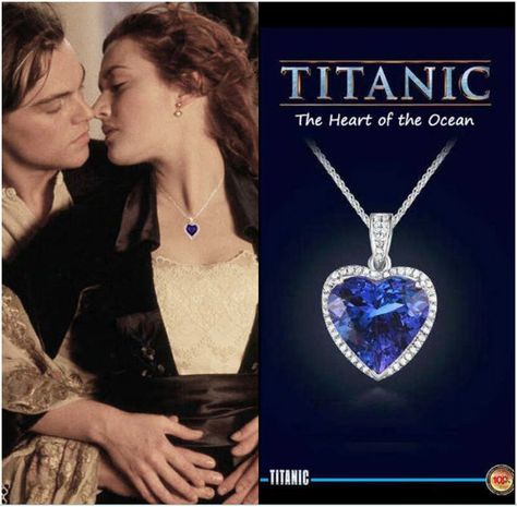 Titanic Necklace, Titanic Jewelry, Blue Crystal Necklace, Blue Sapphire Necklace, Buy Necklace, Love Forever, Valentines Jewelry, Sapphire Necklace, Blue Jewelry