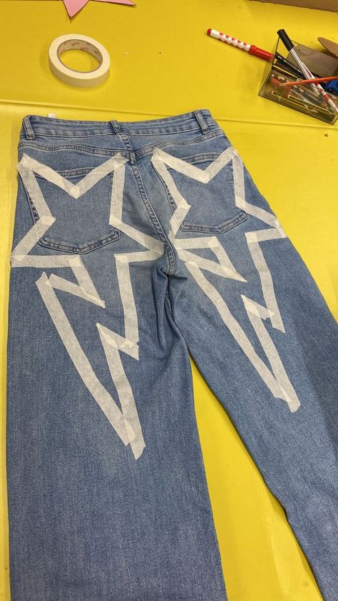 Bape Jeans New Jeans Jeans, Bape Jeans, Jeans Jacket Outfit, Short Jeans Jacket, Wide Leggings, Outfit Blue Jeans, Long Jeans Skirt, Bespoke Denim, Custom Jeans Diy