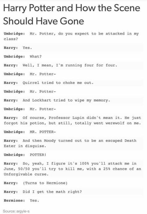 Umbridge Humour, Funny Harry Potter, Harry Potter Behind The Scenes, Glume Harry Potter, Harry Potter Memes Hilarious, Buku Harry Potter, Harry Potter Puns, Yer A Wizard Harry, Funny Tumblr