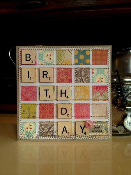 Patchwork, Card Ideas With Photos, Scrabble Tile Crafts, Birthday Card Ideas, Card Challenges, Card Making Inspiration, Male Cards, Best Wishes, Paper Crafts Cards