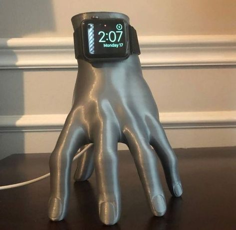 3D Printed Apple Watch Hand Thing Stand - Apple Watch Holder, Ender 3 V2, Ender 3 Pro, Printing Idea, Useful 3d Prints, Apple Watch Stand, Apple Watch Charger, Cool Tech Gadgets Electronics, Ender 3