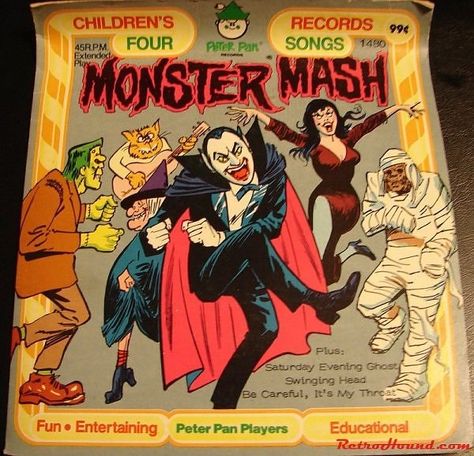 Monster Mash Monster Mash Aesthetic, Vintage Monster Art, Classic Halloween Monsters, Vintage Monsters, Night Story, Halloween Monsters, Vintage Halloween Images, Animal Illustration Art, Childhood Memories 70s