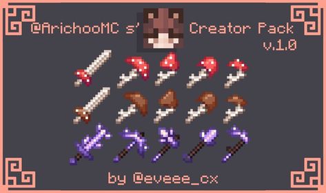 Mizuno Texture Pack, Custom Mushrooms Minecraft, Minecraft Banner Aesthetic, Cottagecore Minecraft Banners, Minecraft Mods Aesthetic Java, Aesthetic Minecraft Bedrock Mods, Cottagecore Minecraft Texture Pack, Cute Minecraft Mods For Bedrock, Minecraft Mods Bedrock