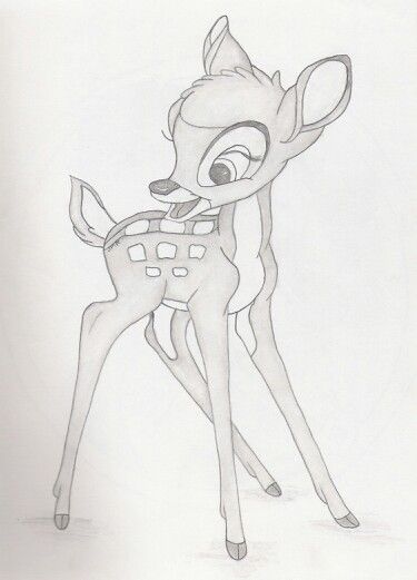 Croquis, Bambi Drawing Sketches, Bambi Disney Drawing, Bambi Drawings Easy, How To Draw Bambi, Disney Animal Drawings, Bambi Pictures, Bambi Drawings, Bambi Sketch