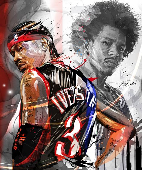 NBA LEGENDS on Behance Nba Legends Art, Nba Artwork, Nba Basketball Art, Basketball Players Nba, Nba Art, Hoop Dreams, Basketball Photography, Wacom Cintiq, Watercolor Pencil