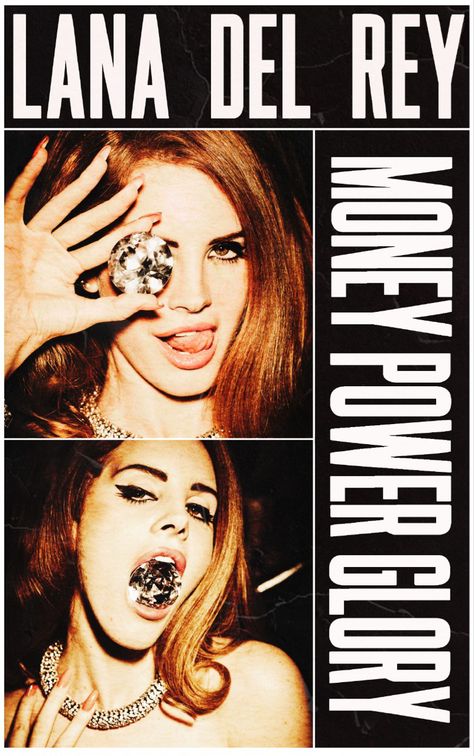 money power glory lana del rey poster ultraviolence graphic design fan art fanart music songs lizzy grant adobe photoshop collage black white glamour I Want Money Power And Glory, Lana Del Rey Tshirt Graphics, Lana Del Ray Poster Vintage, Lana Del Rey Poster Ultraviolence, Lana Del Ray Aesthetic Poster, Money Power Glory Lana Del Rey, Lizzy Grant Poster, Lana Del Rey Ultraviolence Poster, Lana Del Rey Poster Room