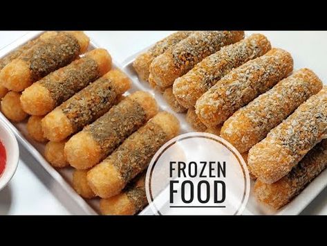 IDE JUALAN FROZEN FOOD TERBARU ‼️ BELUM ADA YANG JUAL MAKANAN UNIK ENAK LARIS MANIS (eng sub) - YouTube Nori Food Ideas, Frozen Snack Ideas, Frozen Food Ideas, Cireng Isi, Resep Makanan Beku, Berry Cookies, Frozen Snack, Fusion Food, Food Recepie