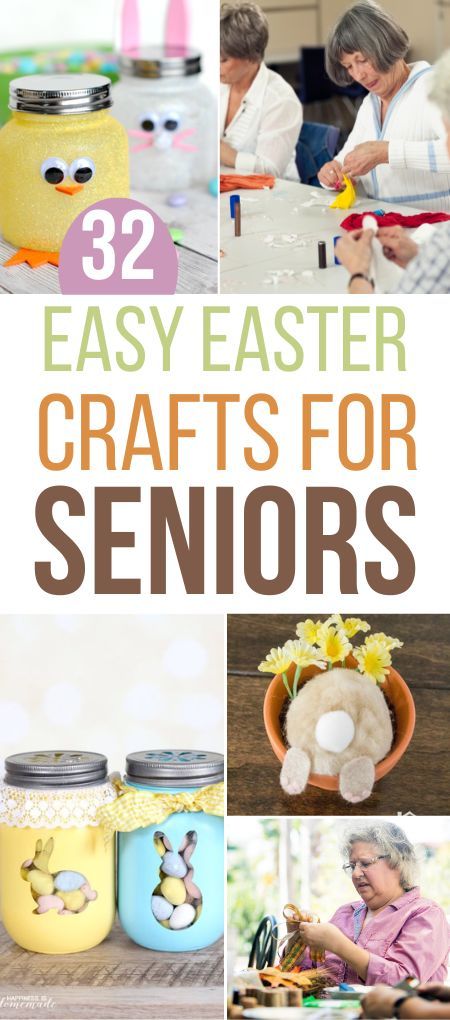 Looking for fun and easy Easter crafts for seniors? Check out our collection of creative ideas that are perfect for older adults! From festive decorations to cute bunny crafts, we've got you covered. Whether you're looking for a fun activity to do with your loved ones or need some inspiration for your senior center, these Easter crafts are sure to bring joy and laughter to all. Get inspired and start crafting today! Easter Crafts For Seniors, Elderly Activities Crafts, Elderly Crafts, Nursing Home Crafts, Spring Arts And Crafts, Nursing Home Activities, Easter Craft Projects, March Crafts, April Crafts