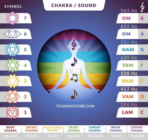 Chakra Sounds | 7 Chakras Bija Mantras – 7 Chakra Store Chakra Sounds, Sacral Chakra Healing, Chakra Mantra, Chakra Raiz, Healing Mantras, Sound Meditation, Yoga Mantras, Healing Frequencies, Chakra Yoga