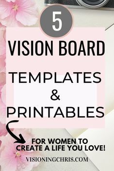 Create an amazing vision board easily with these 5 beautiful free vision board printables, name and email to download. This vision board template includes the My Dreams worksheet to plan and get clear about your goals in every area of life, powerful Empowering words to strengthen your belief in yourself and the belief that you will receive the amazing dreams that you ask for, SUPER detailed Vision board checklist that details EXACTLY what to do Before, During, and the routine After your board! Organisation, Vision Board For Athletes, Vision Board Template Free Printable, Vision Board Free Printables, Free Vision Board Printables, Free Vision Board Template, Vision For Your Life, Vision Board Words, Belief In Yourself