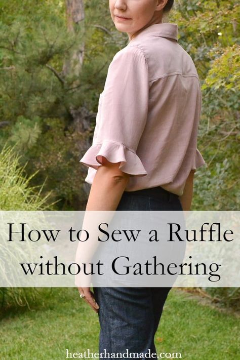 Couture, Sew Ruffles, How To Sew A Ruffle, Skirt Diy, Beginner Sewing Projects Easy, Leftover Fabric, Sewing Skills, Love Sewing, Sewing Projects For Beginners