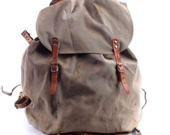 1930's ruck sacks/ back packs Leather, Backpacks, Military Inspired Outfit, Ruck Sack, Back Packs, Military Inspired, Leather Backpack